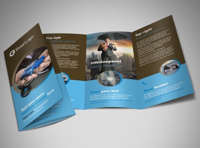 Trifold Brochure Printing with Free Shipping on All Orders