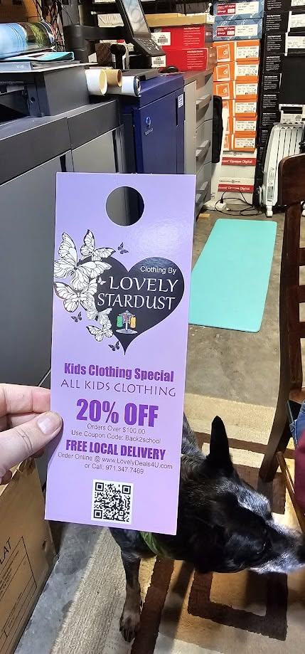 Promotional door hangers